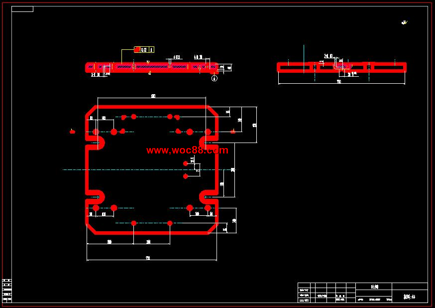 （全套CAD）曲軸箱箱體工藝及銑床夾具設計（終稿）CAD截圖02