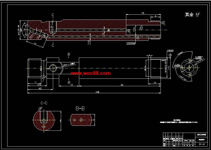 （全套CAD）柴油機P型噴油器設計（終稿）CAD截圖02