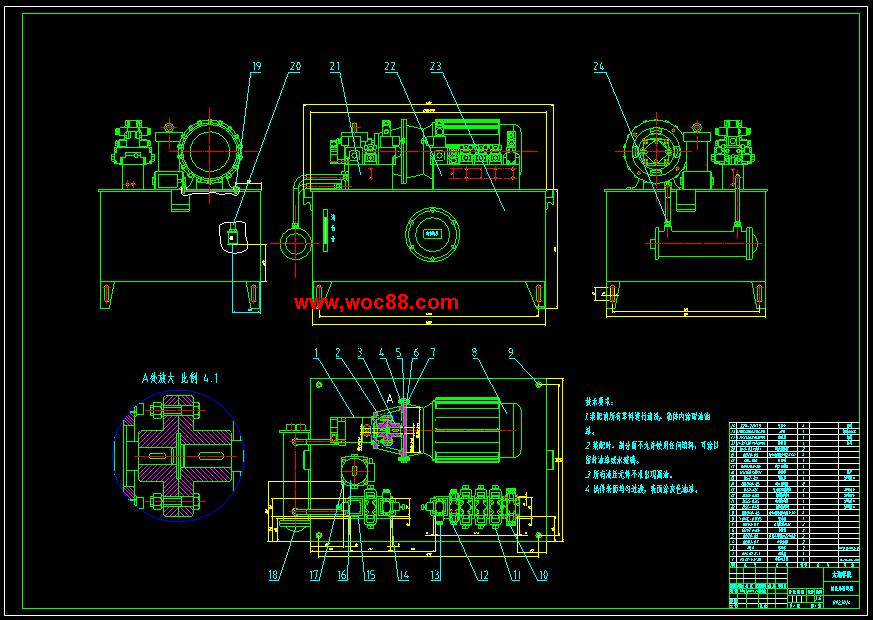 （全套CAD）波紋管成型機的設計（終稿）CAD截圖02