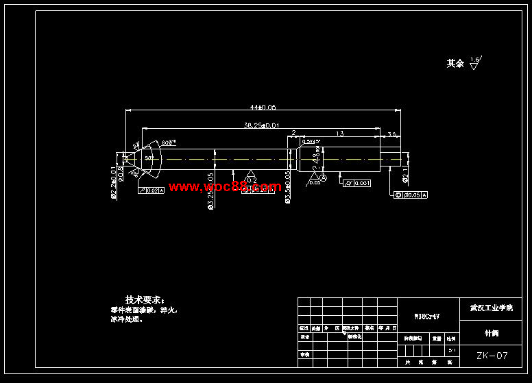 （全套CAD）柴油機P型噴油器設計（終稿）CAD截圖05