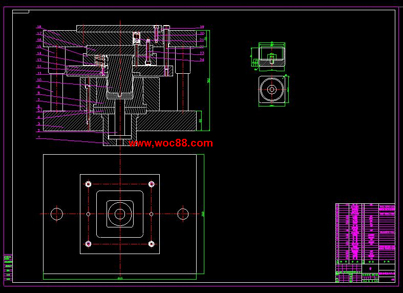 （全套CAD）泵座零件溫擠壓模具設計（終稿）CAD截圖01