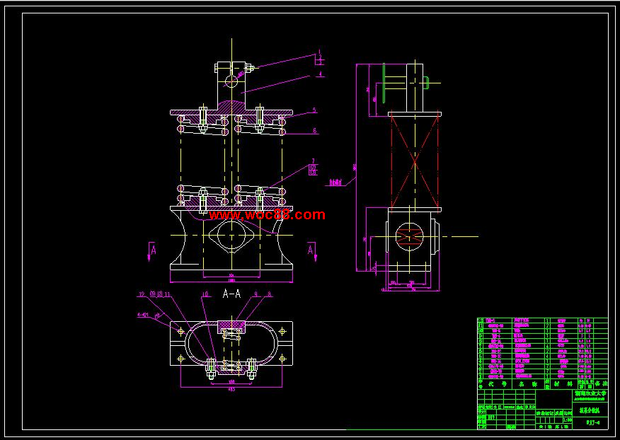 （全套CAD）板栗分級機的設計（終稿）CAD截圖04