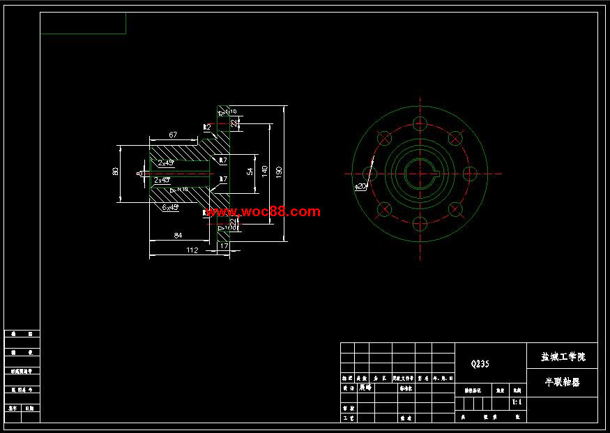 （全套CAD）氣箱脈沖煤磨袋式除塵器設計（終稿）CAD截圖04