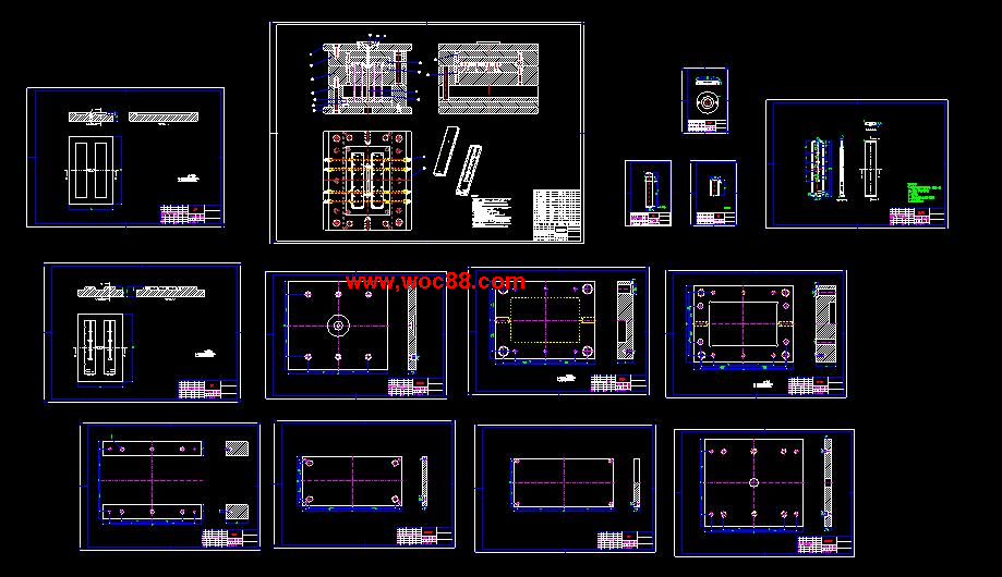 （全套CAD）插座產品造型與模具設計（終稿）CAD截圖09