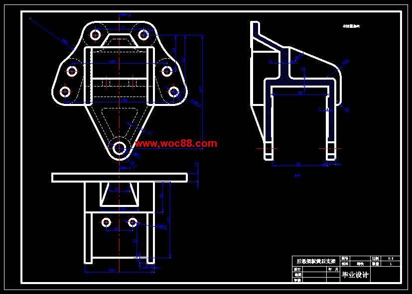 DF-104型載貨汽車懸掛機構設計CAD截圖04