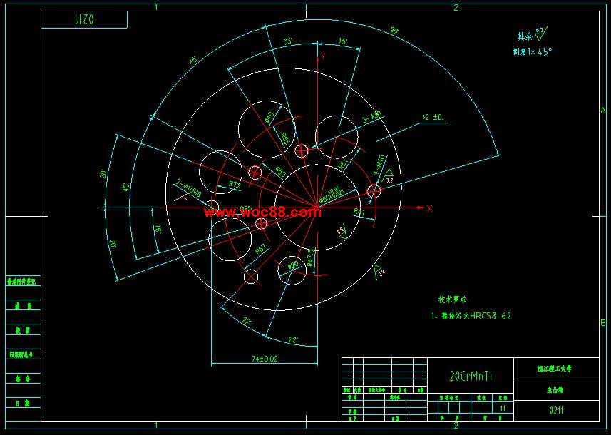 （優秀畢業全套設計）GD518多臂機主傳動機構設計（整套下載）CAD截圖09