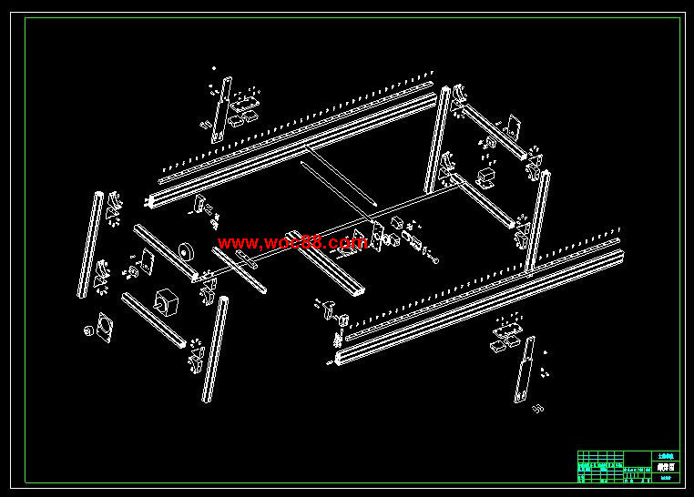 （定稿）FRP工作臺T形槽切割機的設計（全套下載）CAD截圖03