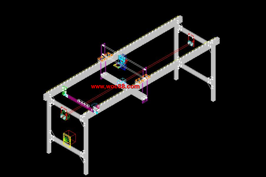 （定稿）FRP工作臺T形槽切割機的設計（全套下載）CAD截圖01
