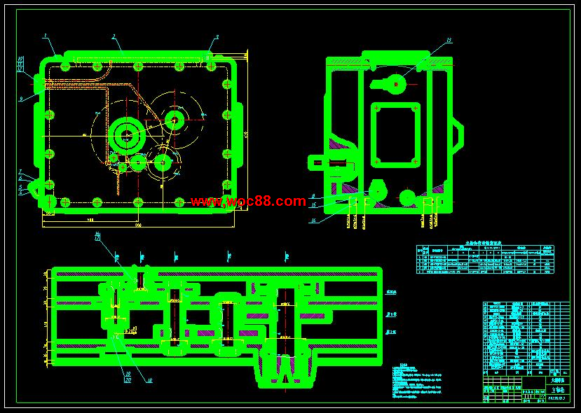 （全套CAD）柴油機汽缸體兩端面銑削專機設計（終稿）CAD截圖04