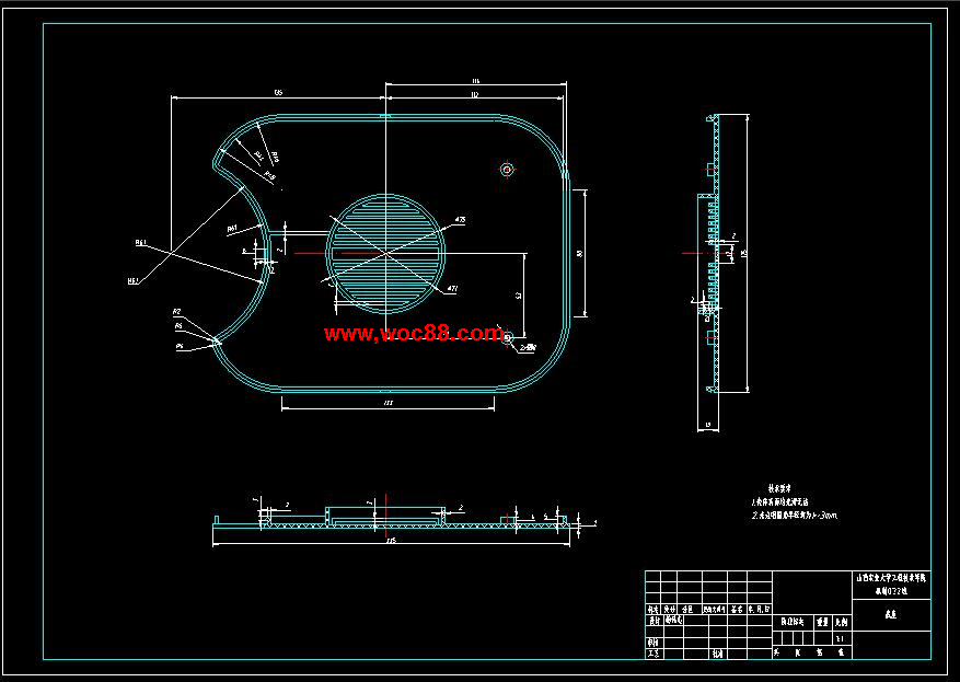 （全套CAD）機械式鋼筋鋼管多功能加工機總體設計（終稿）CAD截圖02