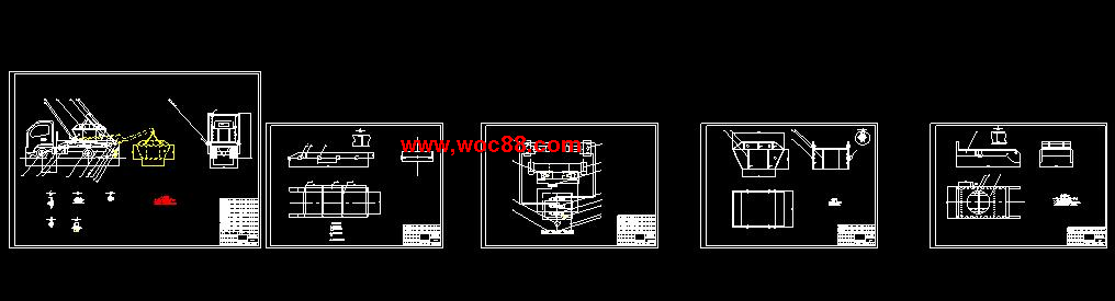（全套CAD）擺臂式自裝卸汽車改裝設計（終稿）CAD截圖06