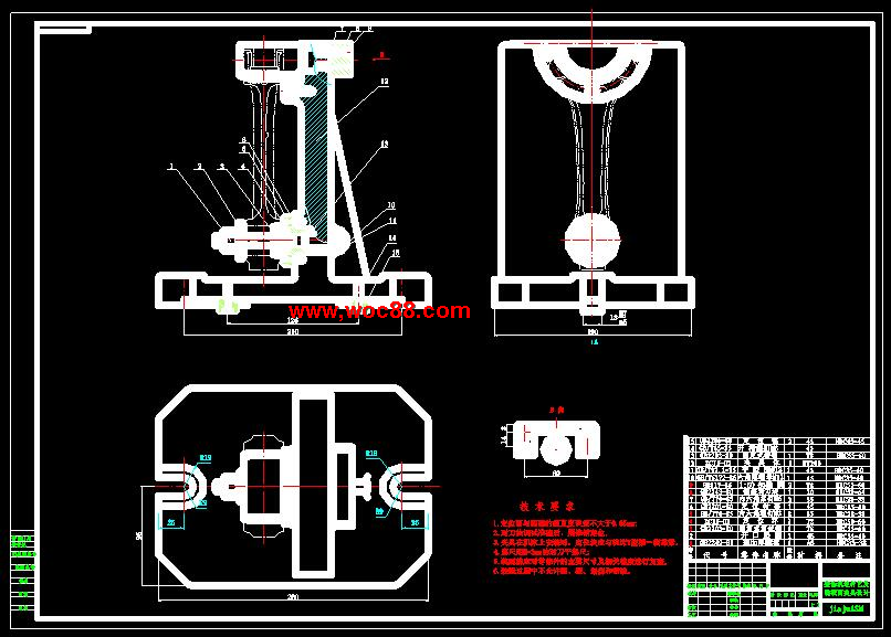 （全套CAD）柴油機連桿工藝及銑頂面夾具設計（終稿）CAD截圖01