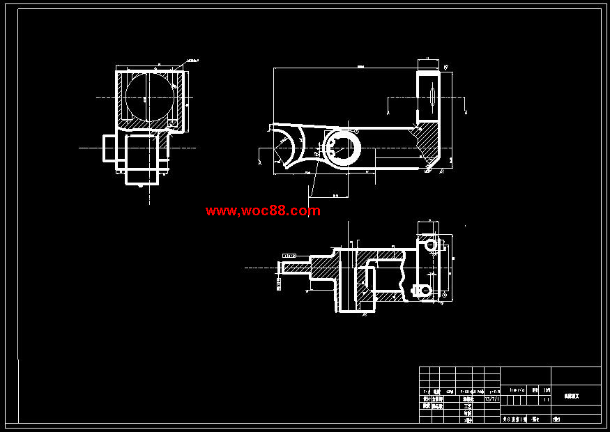 （全套CAD）機床撥叉工藝規程及銑槽31H11夾具設計（終稿）CAD截圖02