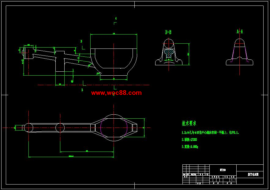 （全套CAD）撥叉七零件工藝規程及刀具量具鉆孔Φ10夾具設計（終稿）CAD截圖03
