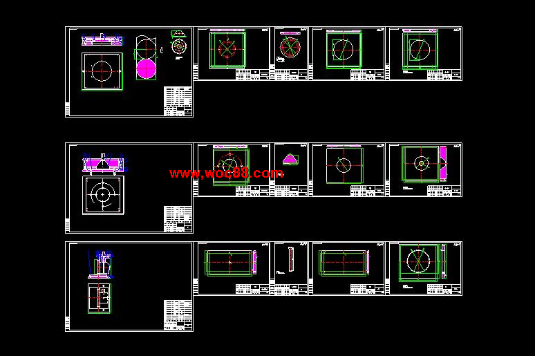 （全套CAD）攪拌筒碟片模具設計（終稿）CAD截圖05