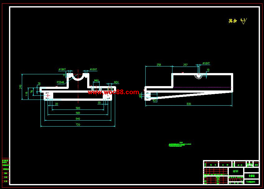 （全套CAD）改善工藝系統剛性的夾具結構設計（終稿）CAD截圖02