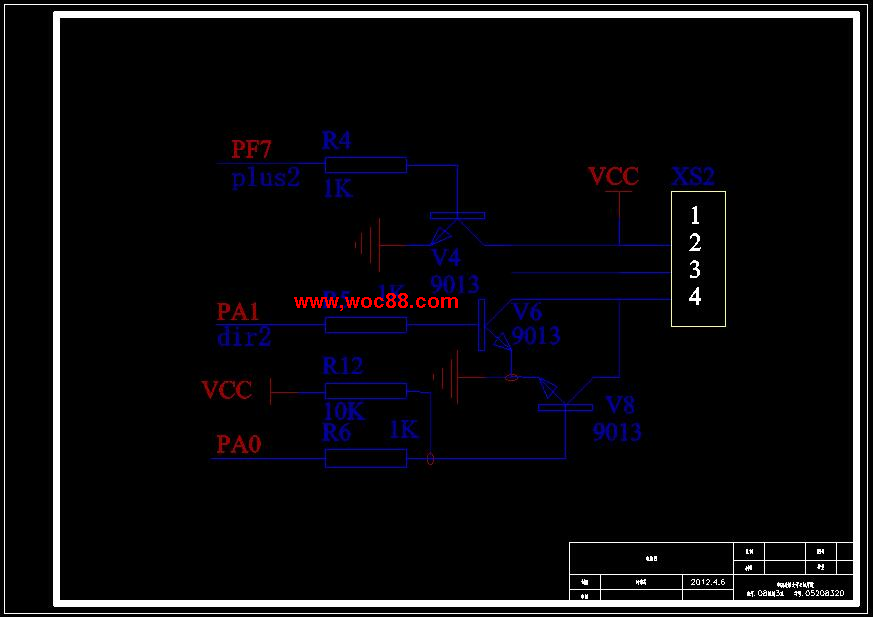 （全套CAD）控制機器人行走設計（終稿）CAD截圖05