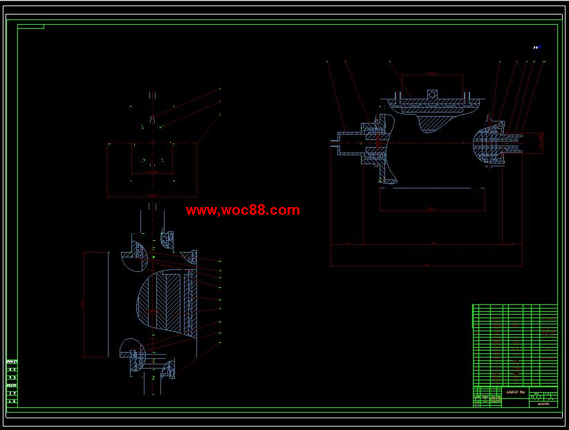 （全套CAD）機床高速電主軸的結構設計（終稿）CAD截圖04
