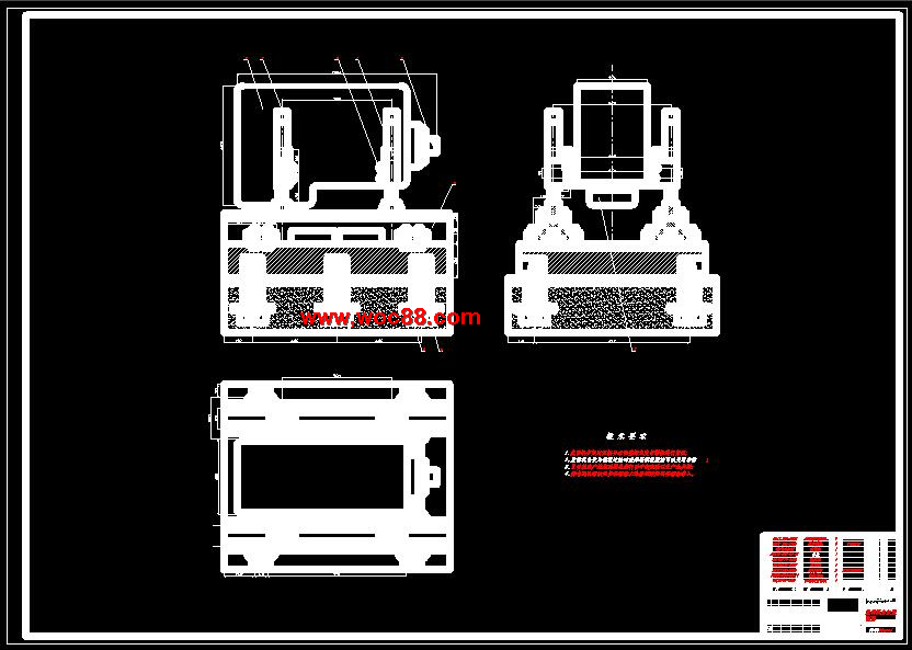 （全套CAD）汽車低溫試驗室設計（終稿）CAD截圖04