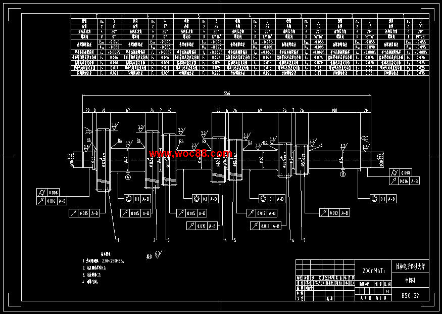 （全套CAD）機械式六檔變速器設計（終稿）CAD截圖08