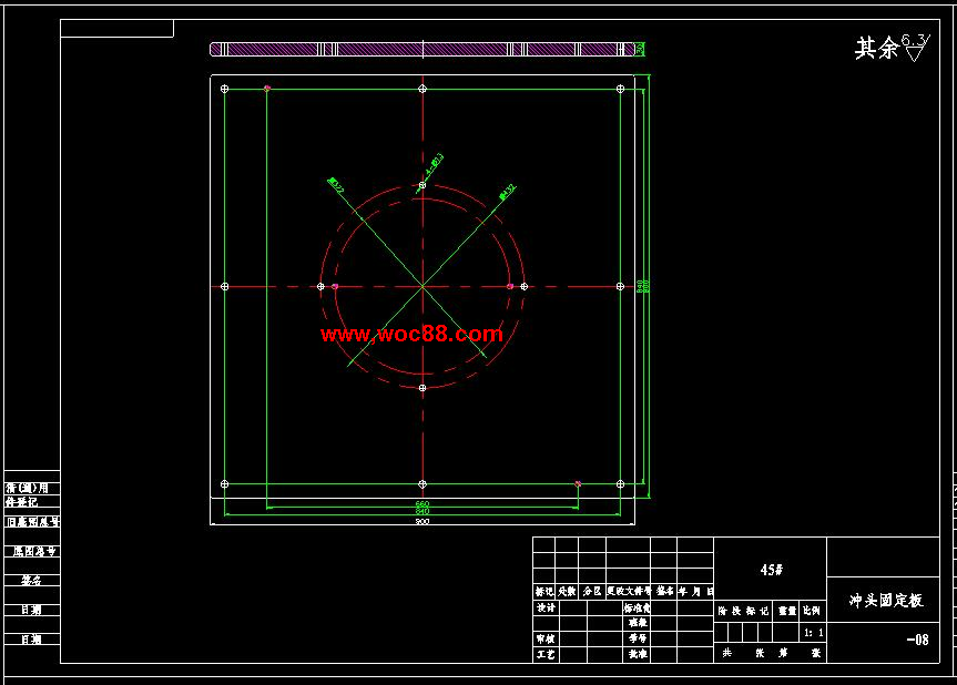 （全套CAD）攪拌筒碟片模具設計（終稿）CAD截圖02