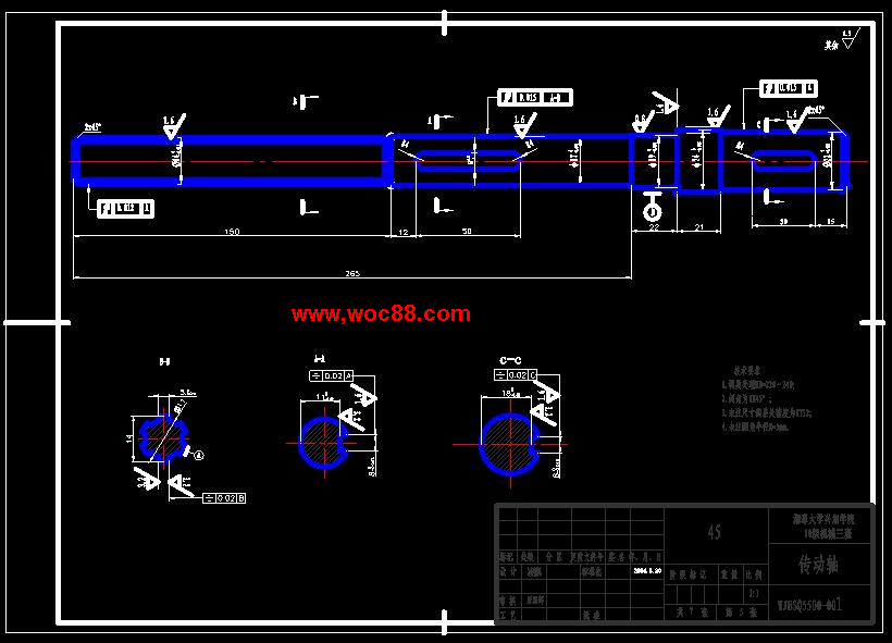 （全套CAD）小功率機械摩擦式無級變速器結構計（終稿）CAD截圖05