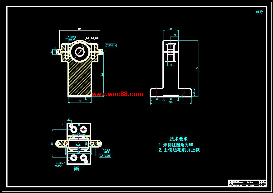 （全套CAD）擺動活塞式發動機的結構設計（終稿）CAD截圖09