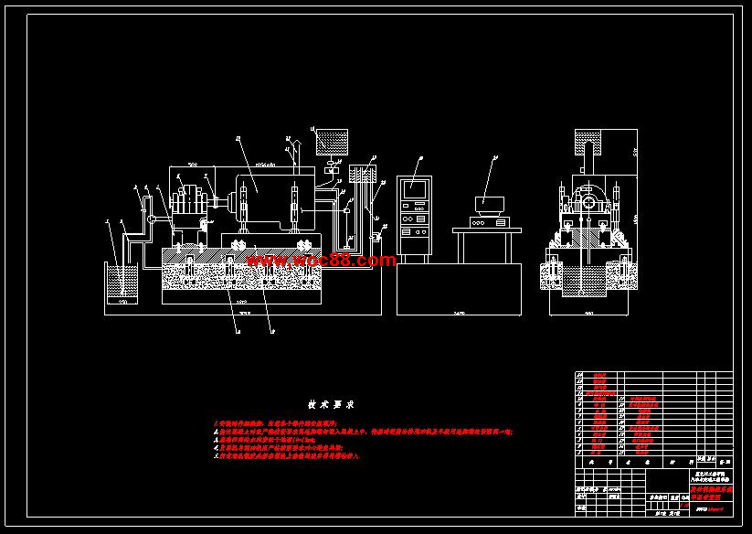 （全套CAD）汽車低溫試驗室設計（終稿）CAD截圖01