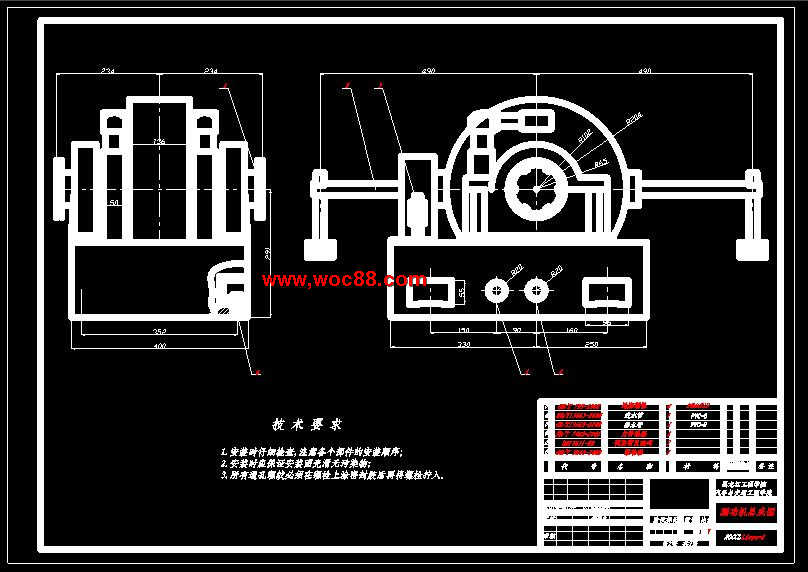 （全套CAD）汽車低溫試驗室設計（終稿）CAD截圖02