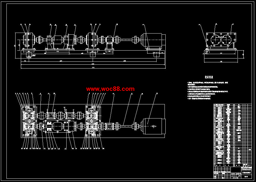 （全套CAD）機械傳動實驗臺的研究與設計（終稿）CAD截圖01