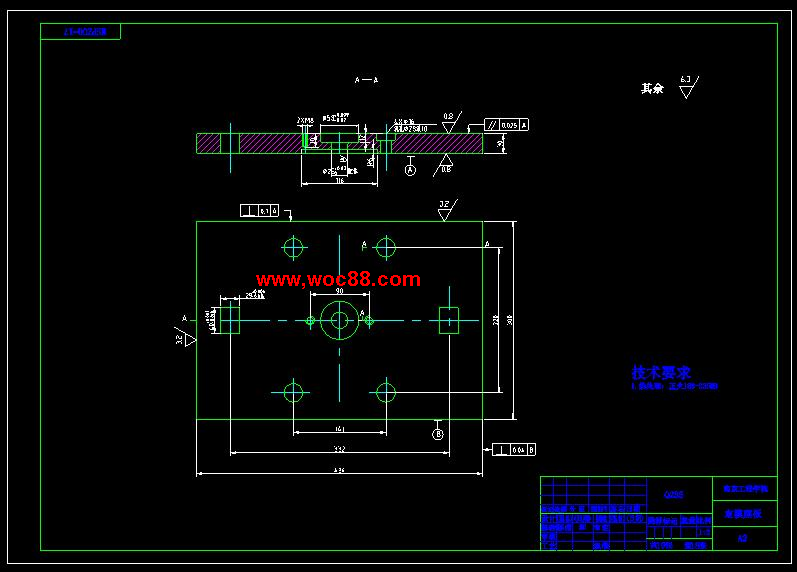 （全套CAD）摩絲噴嘴的注塑模設計（終稿）CAD截圖02
