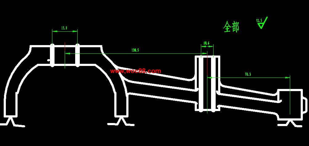 （全套CAD）撥叉零件工藝規程及刀具量具鉆孔Φ10夾具設計（終稿）CAD截圖05