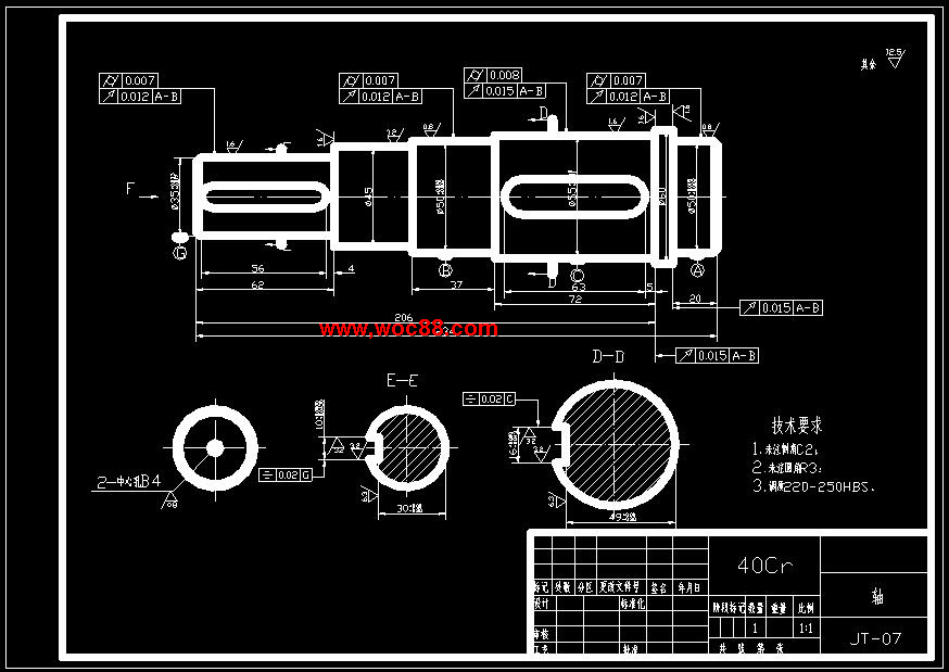 （全套CAD）機械式雙頭套皮輥機設計（終稿）CAD截圖08