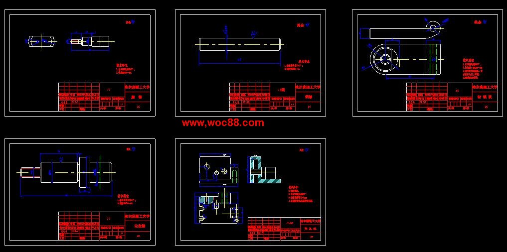 （全套CAD）撥叉831008鉆M6底孔夾具畢業設計（終稿）CAD截圖04