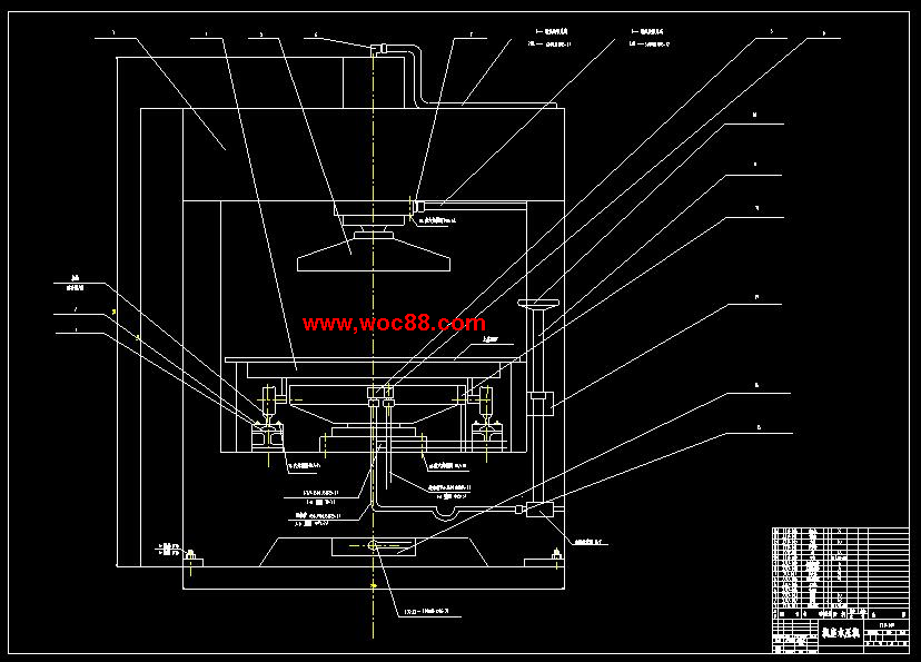 （全套CAD）機座水壓機的液壓系統設計（終稿）CAD截圖01