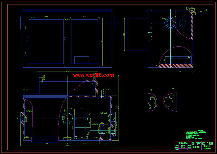 （全套CAD）攪拌摩擦焊焊接工裝設計（終稿）CAD截圖05