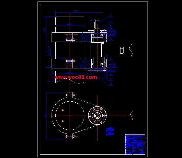 （全套CAD）機床安裝用起重機的設計（終稿）CAD截圖03