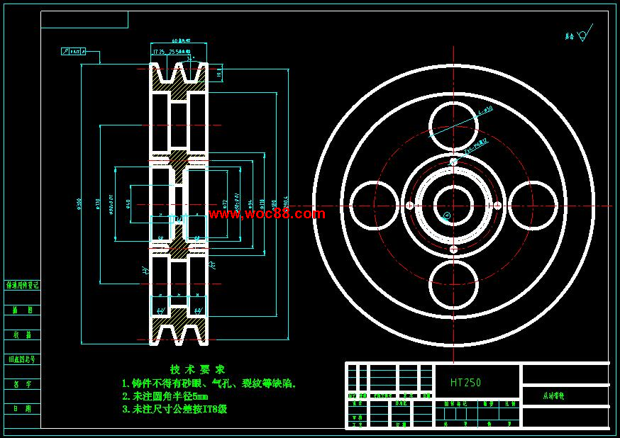 （全套CAD）排球發球機的設計（終稿）CAD截圖02