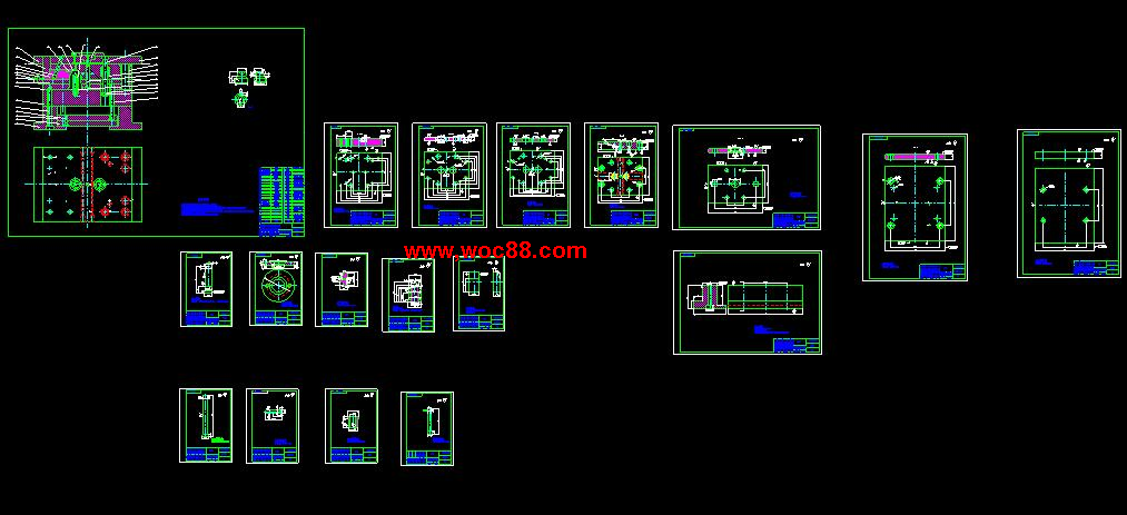 （全套CAD）摩絲噴嘴的注塑模設計（終稿）CAD截圖10