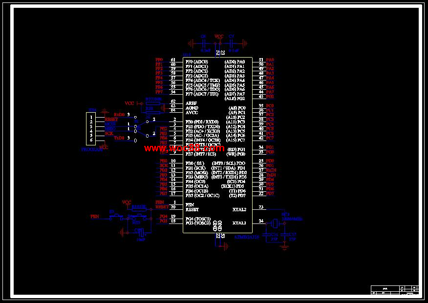 （全套CAD）控制機器人行走設計（終稿）CAD截圖03