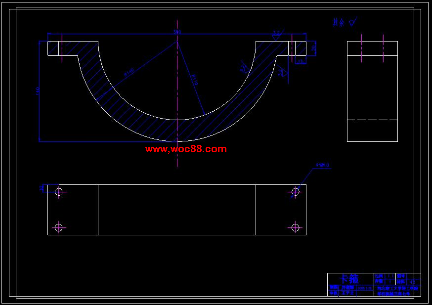 （全套CAD）機床安裝用起重機的設計（終稿）CAD截圖06