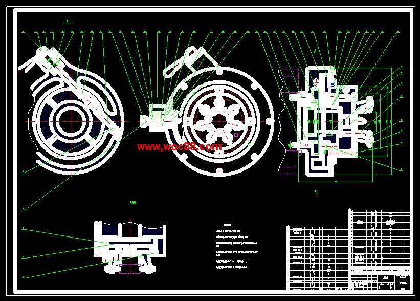 （全套CAD）擺線齒輪泵外轉子加工工藝及主要工裝設計（終稿）CAD截圖01