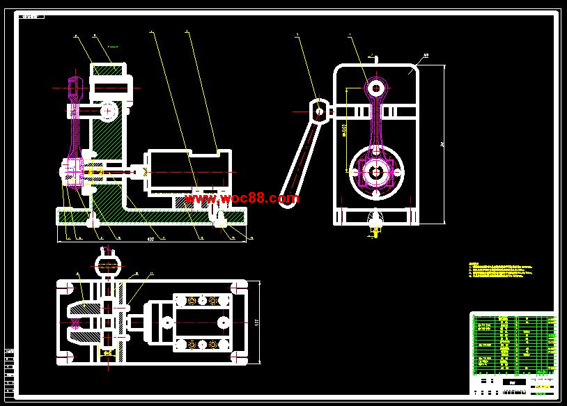（全套CAD）柴油機連桿機械加工工藝及工裝夾具設計（終稿）CAD截圖01