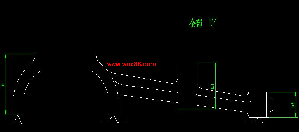 （全套CAD）撥叉零件工藝規程及刀具量具鉆孔Φ10夾具設計（終稿）CAD截圖04