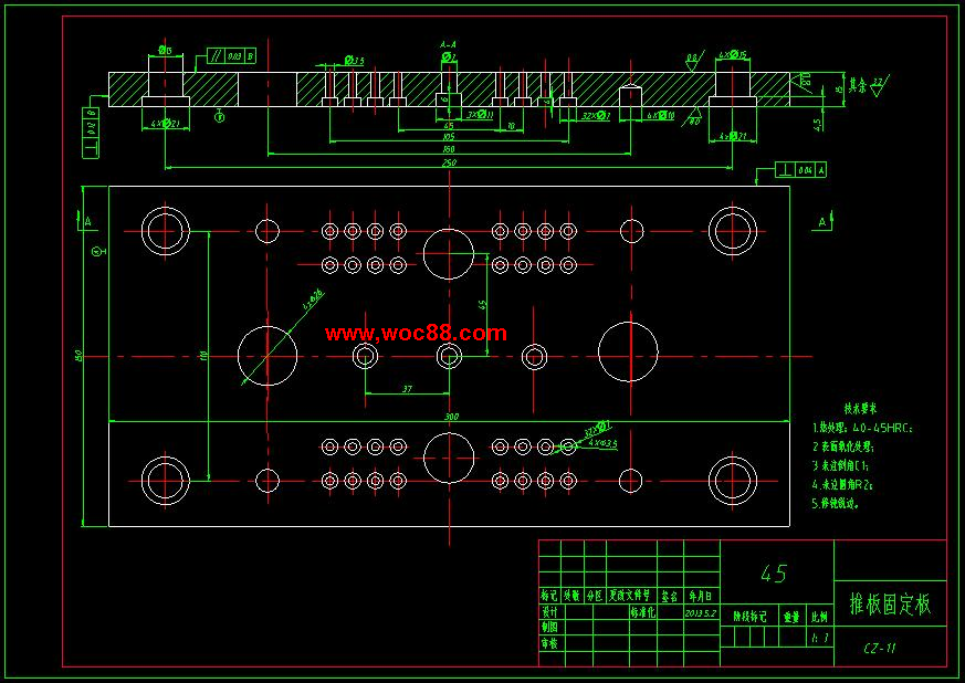 （全套CAD）工業插座零件塑料注塑磨具設計（終稿）CAD截圖08