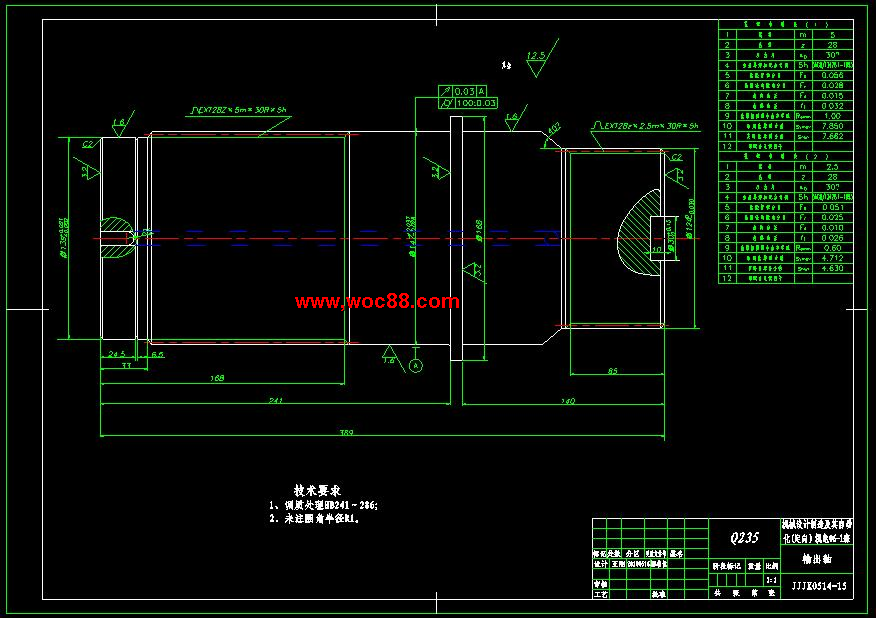 （全套CAD）掘進機行走機構的結構設計（終稿）CAD截圖03