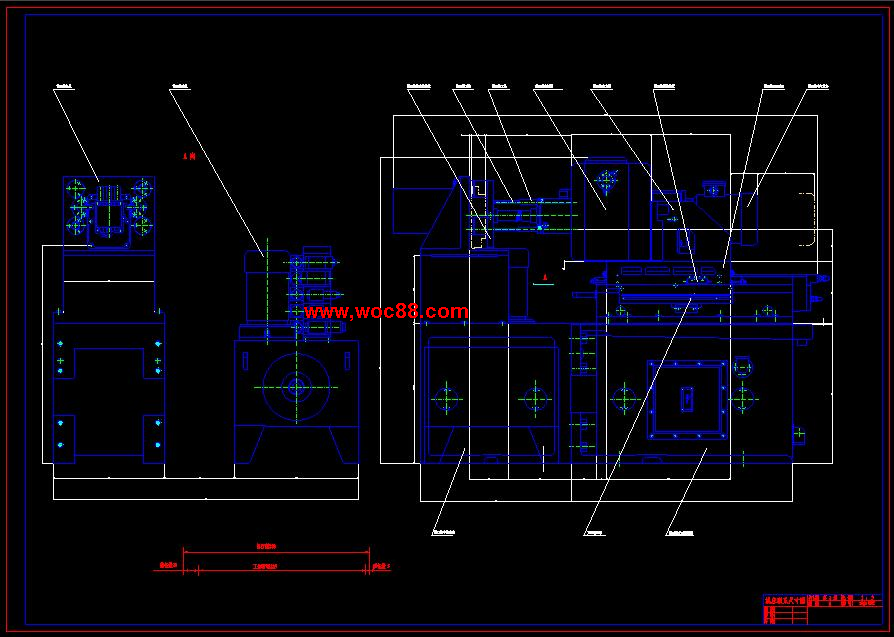 （全套CAD）汽車變速箱上蓋鉆孔組合機床設計（終稿）CAD截圖03