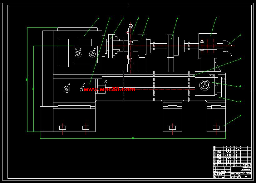 （全套CAD）深孔加工專用機床設計（終稿）CAD截圖01