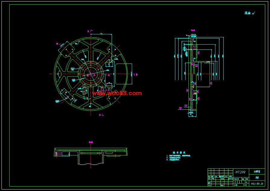（全套CAD）混輾式混砂機機械結構設計（終稿）CAD截圖04