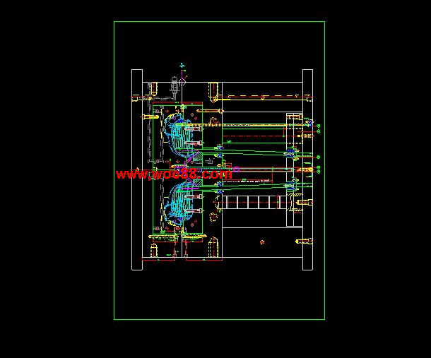 （全套CAD）汽車后視鏡磨邊機設計（終稿）CAD截圖04